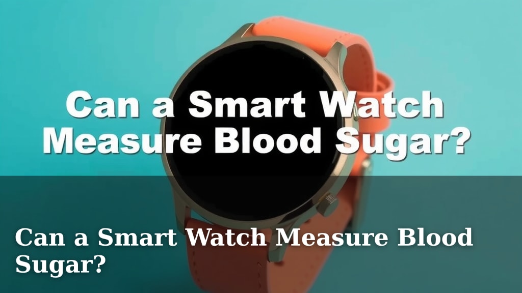 Can a Smart Watch Measure Blood Sugar?