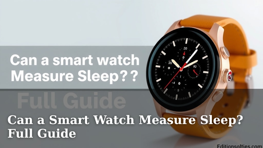 Can a Smart Watch Measure Sleep? Full Guide