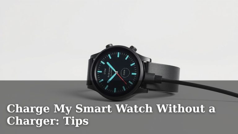 Charge My Smart Watch Without a Charger: Tips