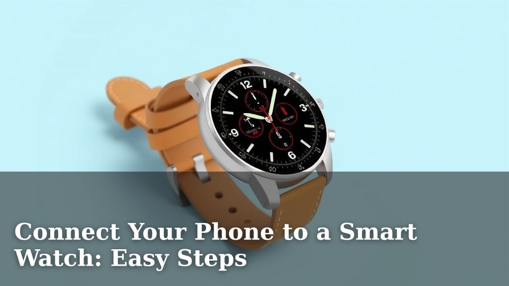 Connect Your Phone to a Smart Watch: Easy Steps