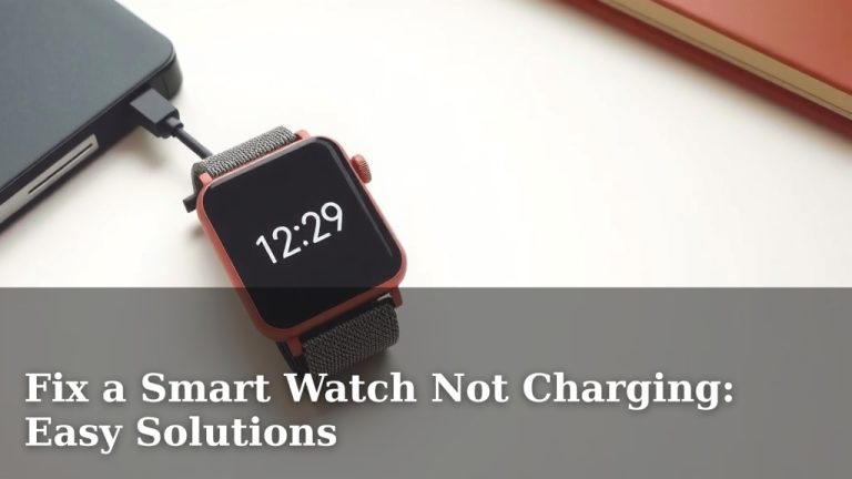 Fix a Smart Watch Not Charging: Easy Solutions