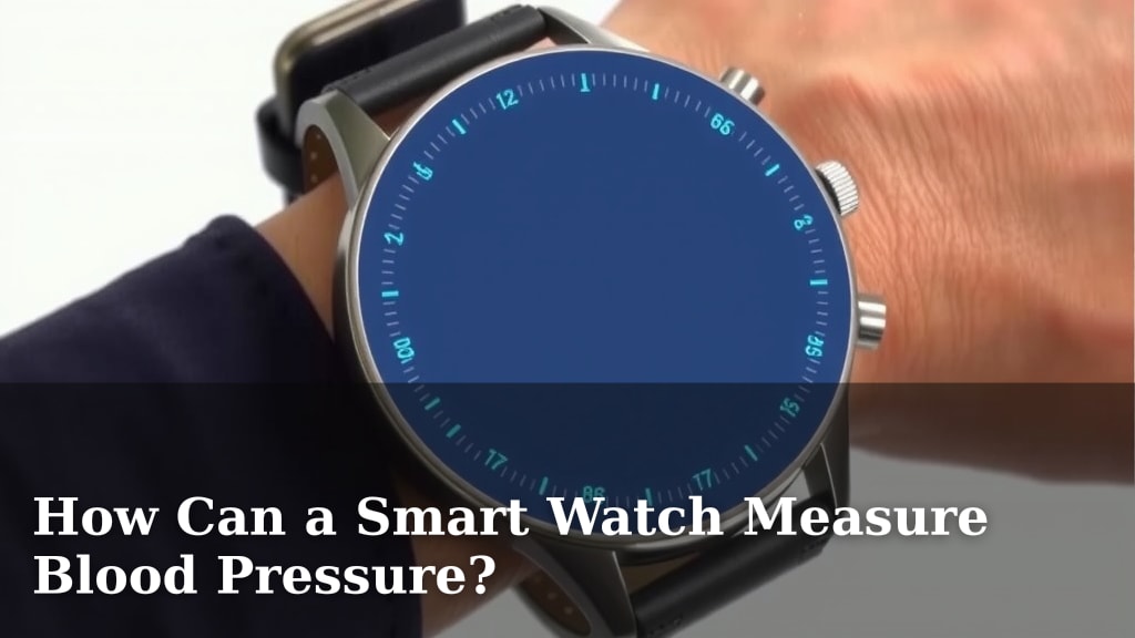 How Can a Smart Watch Measure Blood Pressure?