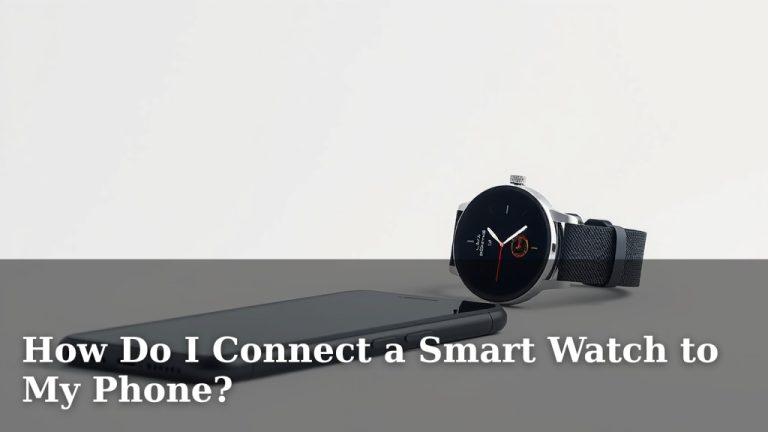How Do I Connect a Smart Watch to My Phone?