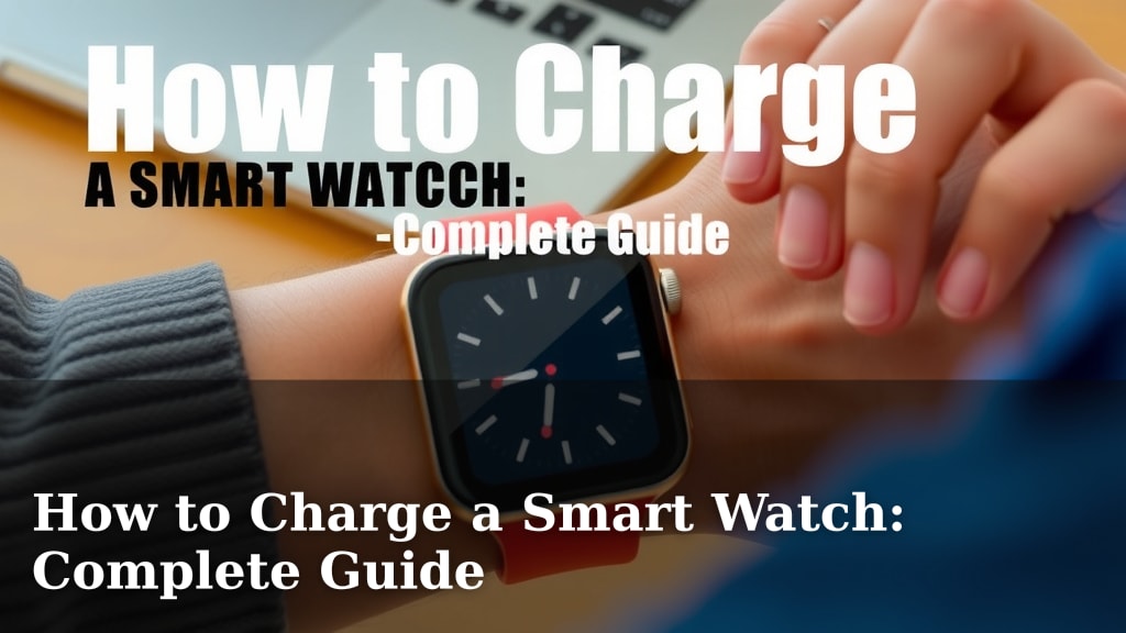 How to Charge a Smart Watch: Complete Guide