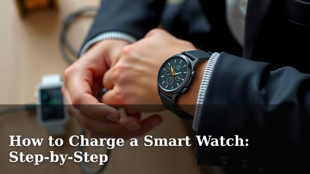 How to Charge a Smart Watch: Step-by-Step