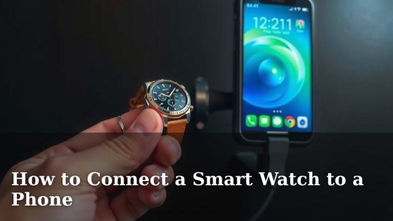 How to Connect a Smart Watch to a Phone
