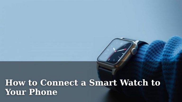 How to Connect a Smart Watch to Your Phone