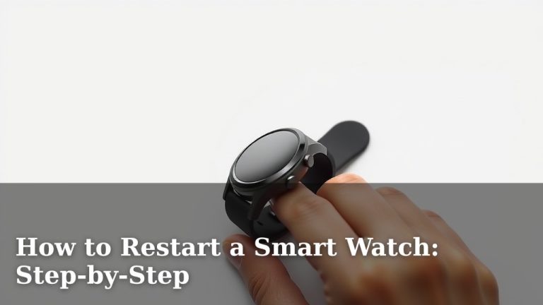 How to Restart a Smart Watch: Step-by-Step