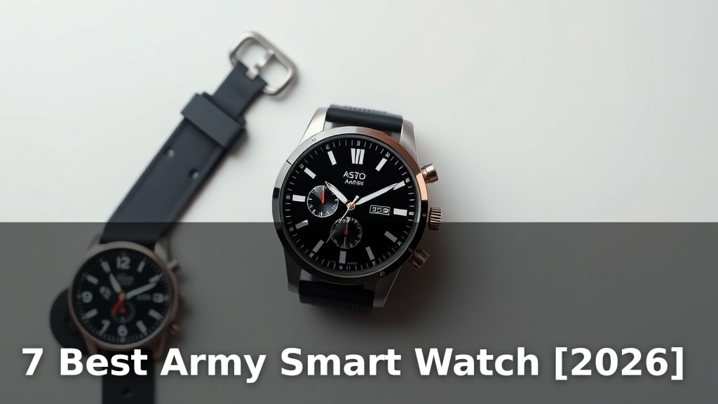 7 Best Army Smart Watch [2026]