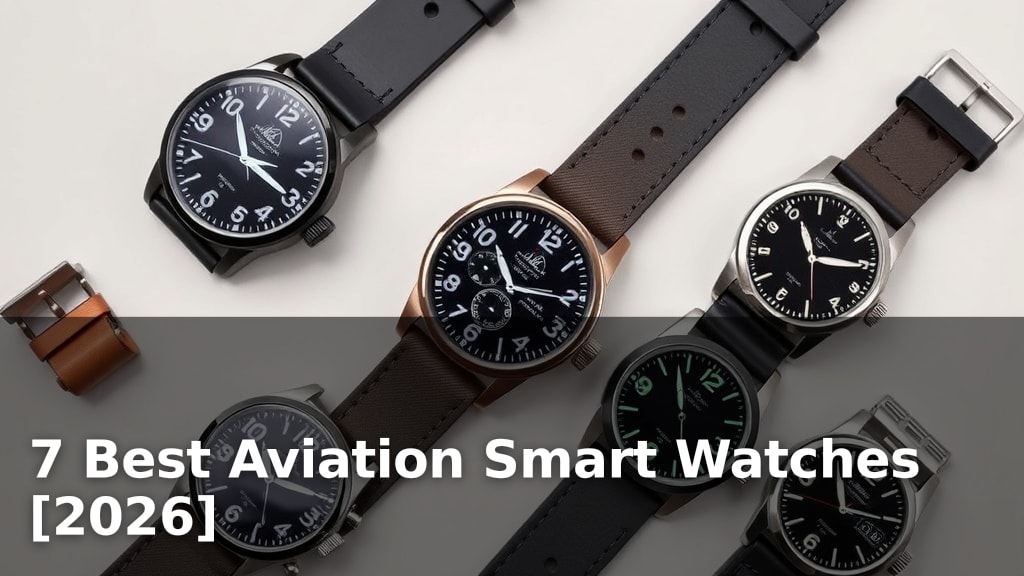 7 Best Aviation Smart Watches [2026]