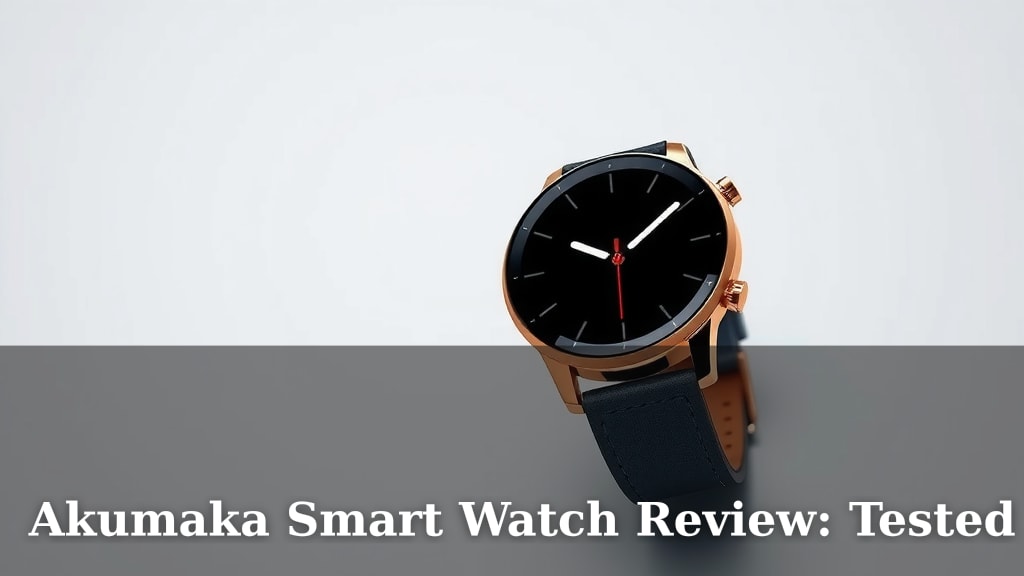 Akumaka Smart Watch Review: Tested