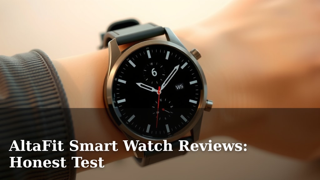 AltaFit Smart Watch Reviews: Honest Test