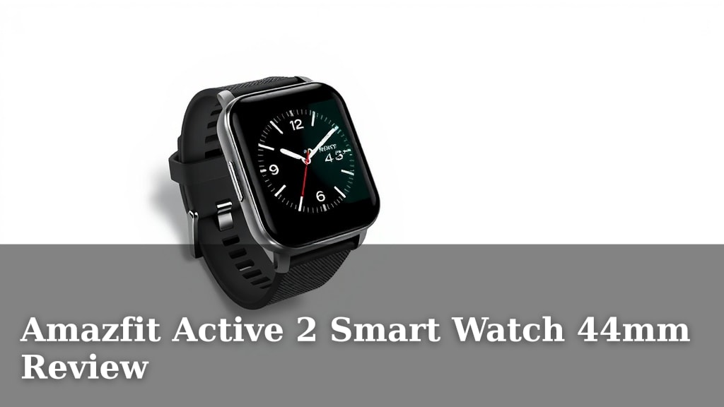 Amazfit Active 2 Smart Watch 44mm Review