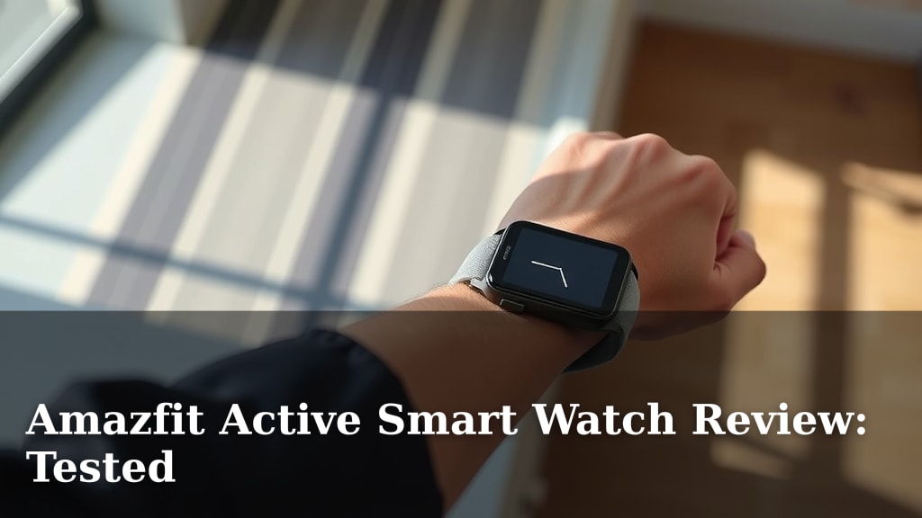 Amazfit Active Smart Watch Review: Tested