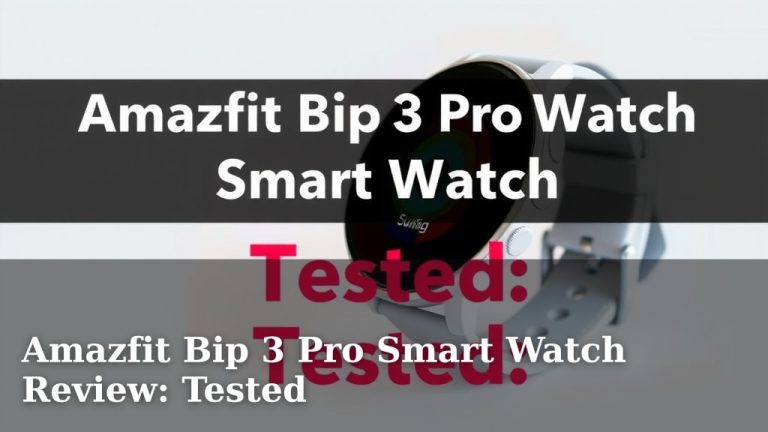 Amazfit Bip 3 Pro Smart Watch Review: Tested