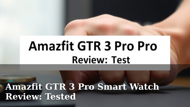 Amazfit GTR 3 Pro Smart Watch Review: Tested