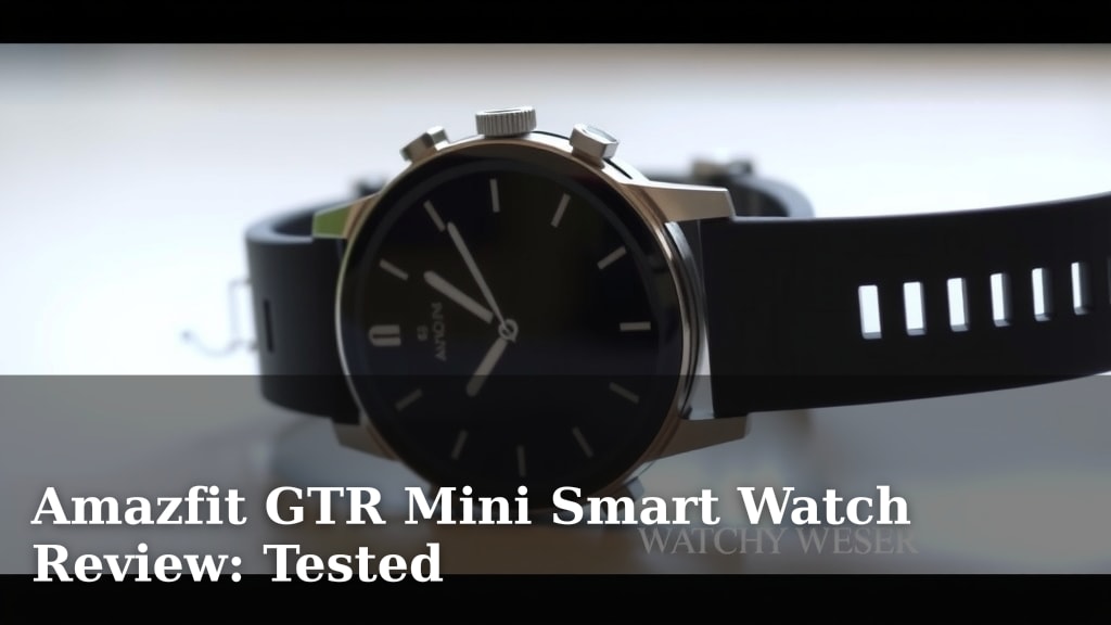 Amazfit GTR Mini Smart Watch Review: Tested