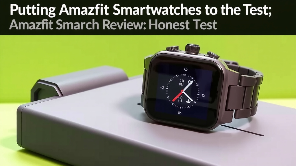 Putting Amazfit Smartwatches to the Test