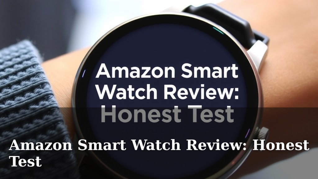 Amazon Smart Watch Review: Honest Test