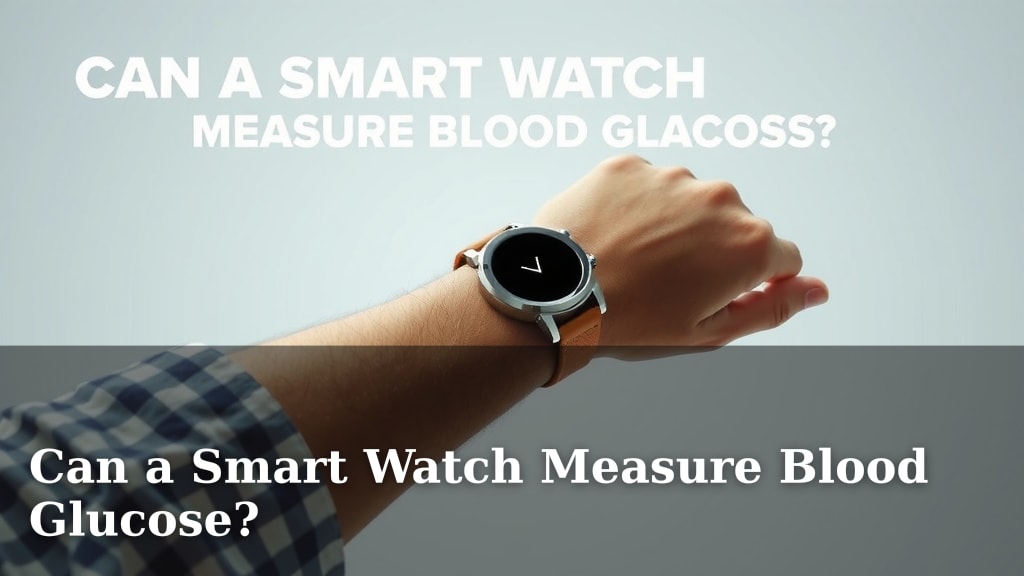Can a Smart Watch Measure Blood Glucose?