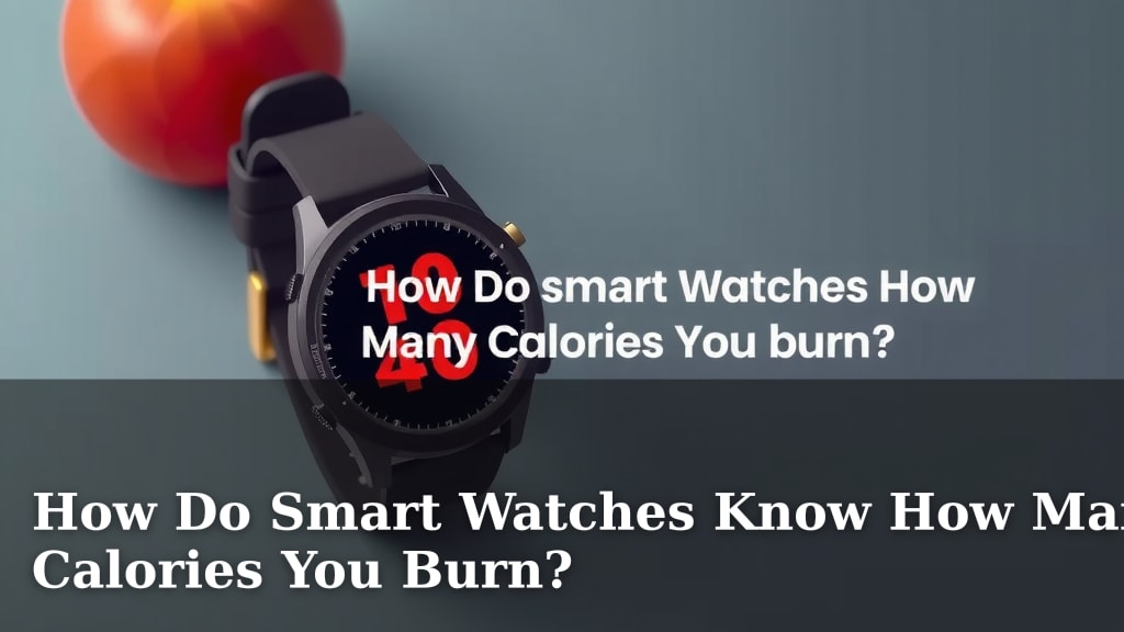 How Do Smart Watches Know How Many Calories You Burn?