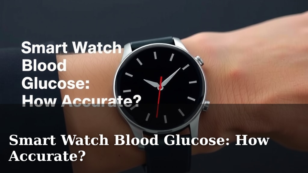 Smart Watch Blood Glucose: How Accurate?