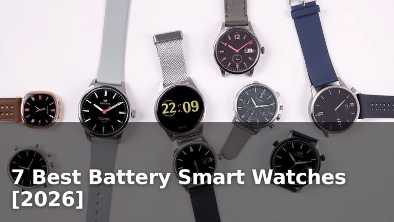 7 Best Battery Smart Watches [2026]
