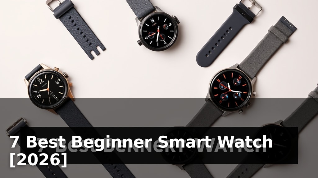 7 Best Beginner Smart Watch [2026]