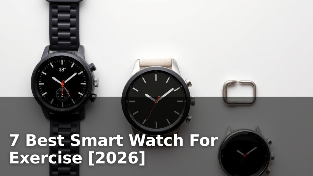 7 Best Smart Watch For Exercise [2026]