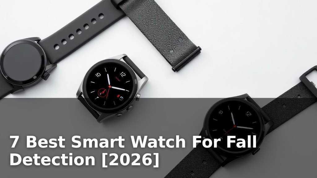 7 Best Smart Watch For Fall Detection [2026]
