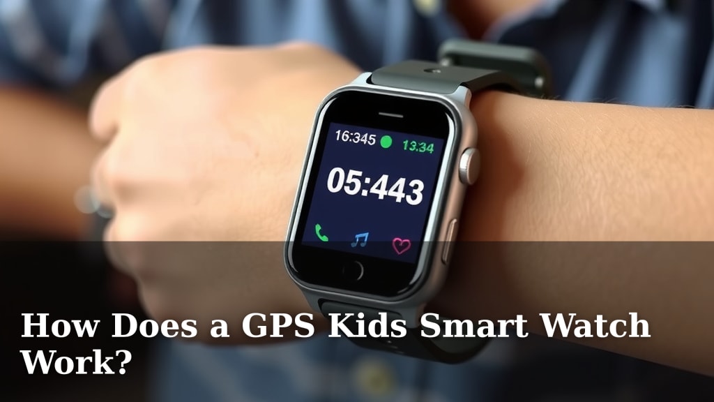 How Does a GPS Kids Smart Watch Work?