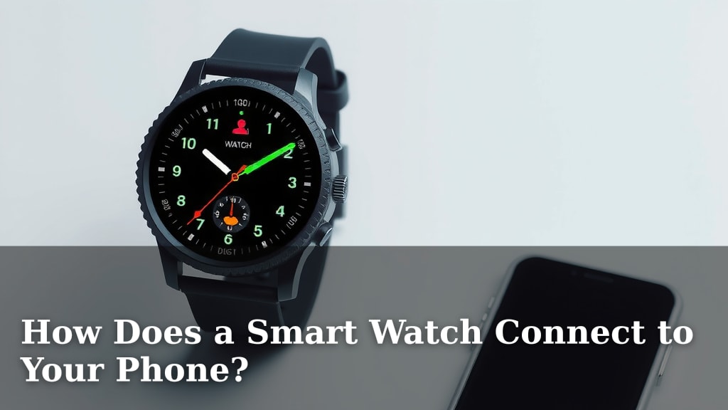 How Does a Smart Watch Connect to Your Phone?