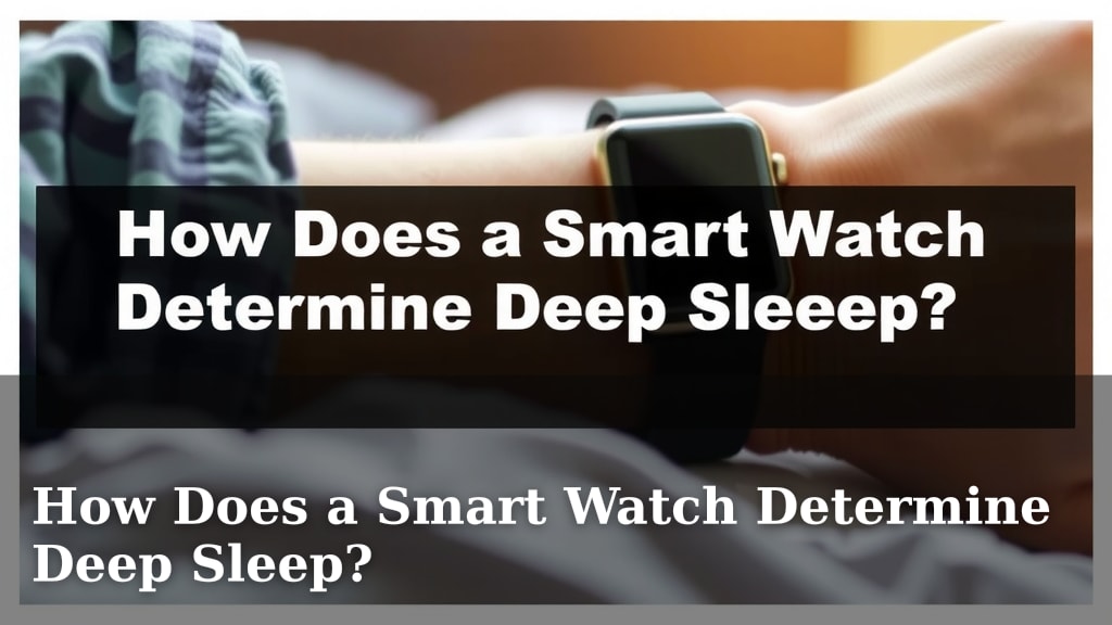 How Does a Smart Watch Determine Deep Sleep?