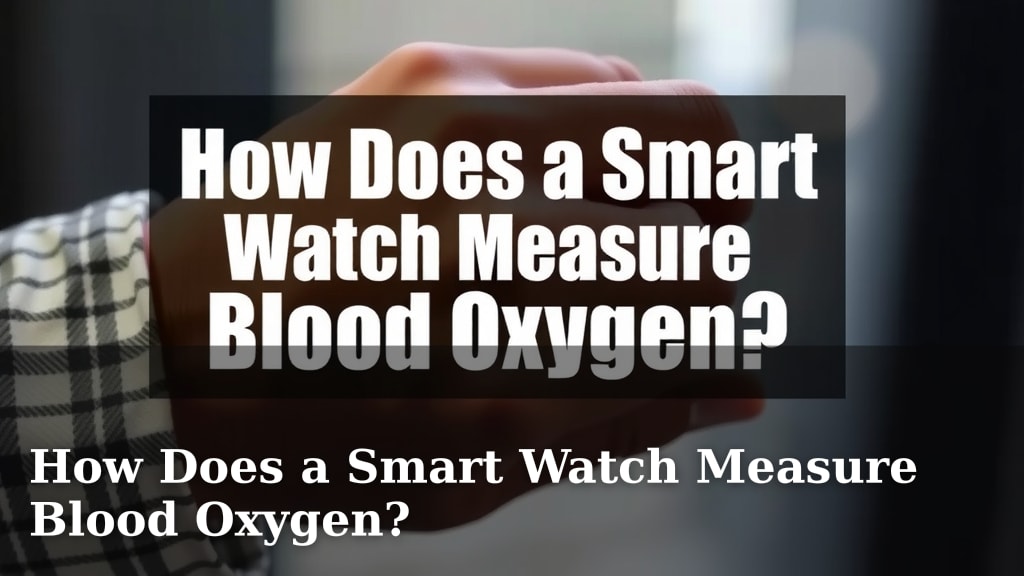 How Does a Smart Watch Measure Blood Oxygen?