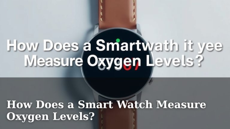How Does a Smart Watch Measure Oxygen Levels?
