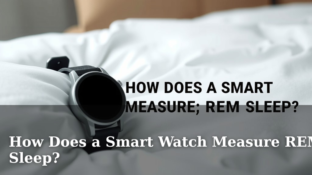 How Does a Smart Watch Measure REM Sleep?