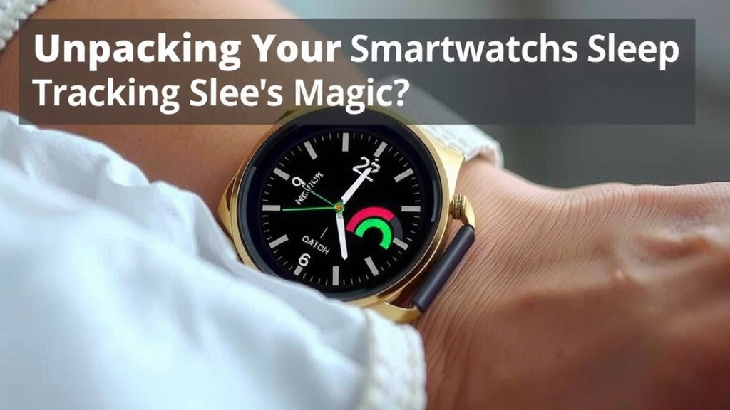 Unpacking Your Smartwatch's Sleep Tracking Magic