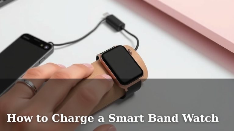 How to Charge a Smart Band Watch