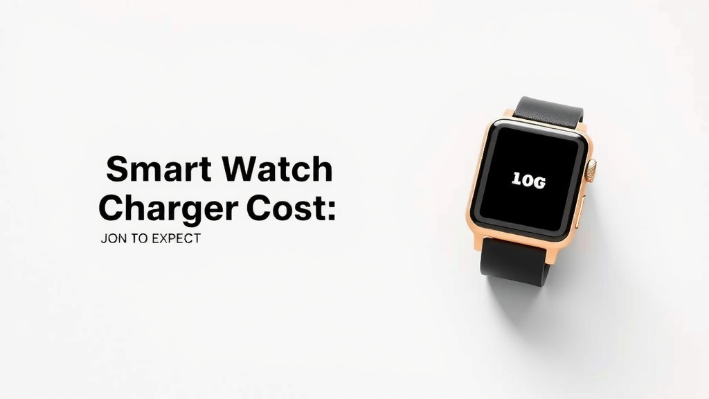 Smart Watch Charger Cost: What to Expect