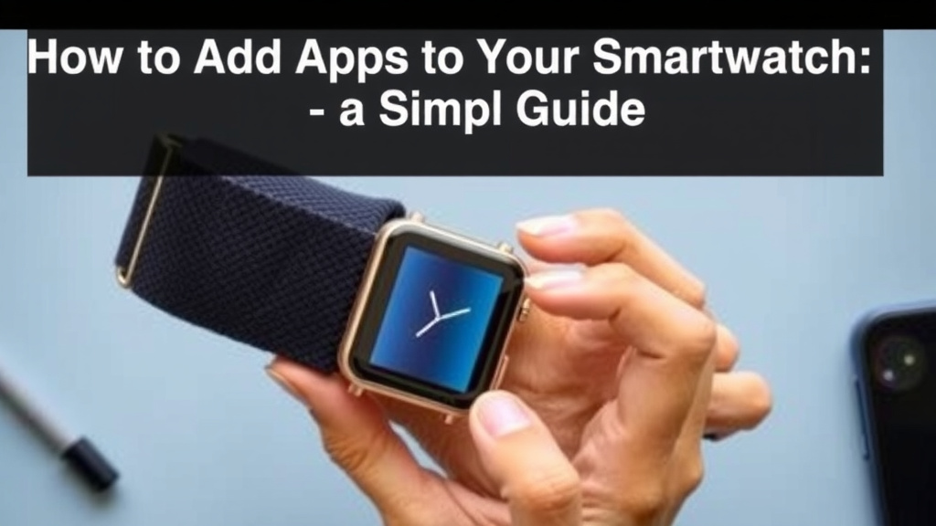 How to Add Apps to Your Smartwatch: A Simple Guide