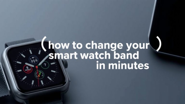 How to Change Your Smartwatch Band in Minutes