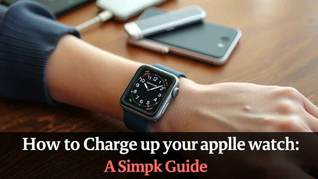 Powering Up Your Apple Watch: A Simple Guide