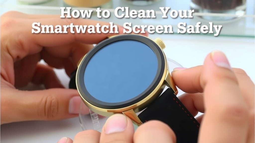 How to Clean Your Smartwatch Screen Safely