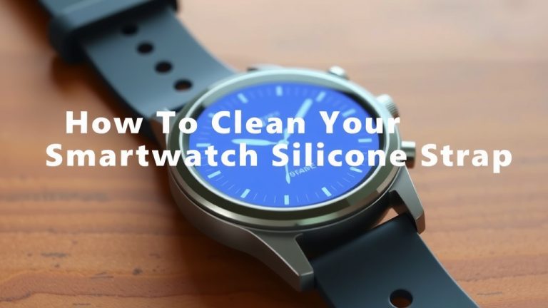 How to Clean Your Smartwatch Silicone Strap