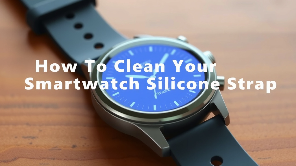 How to Clean Your Smartwatch Silicone Strap