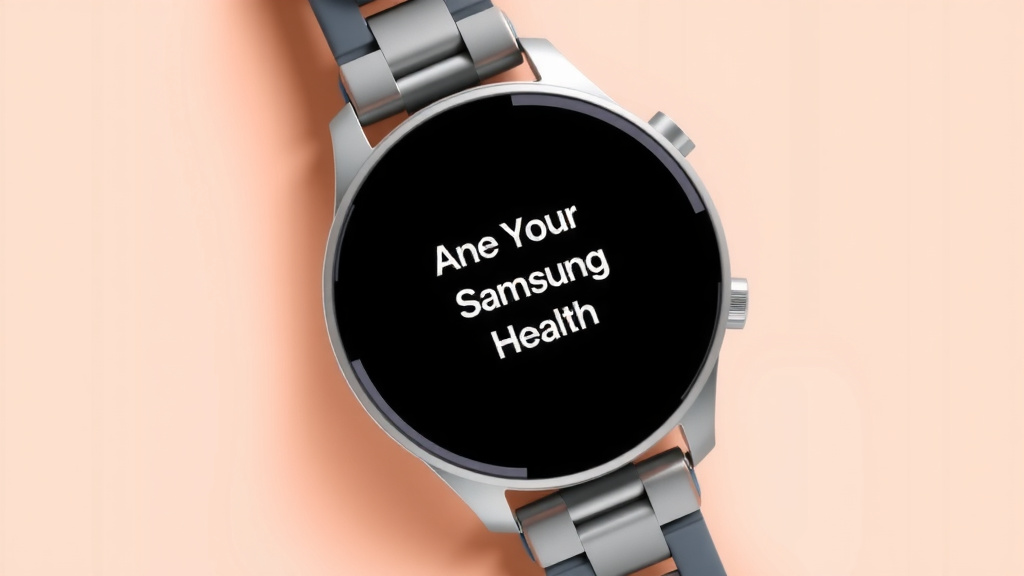 Connect Your Smart Watch to Samsung Health: A Guide