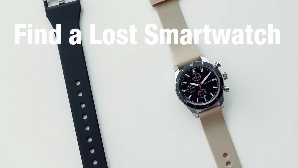 Find Your Lost Smartwatch: Essential Steps and Tips