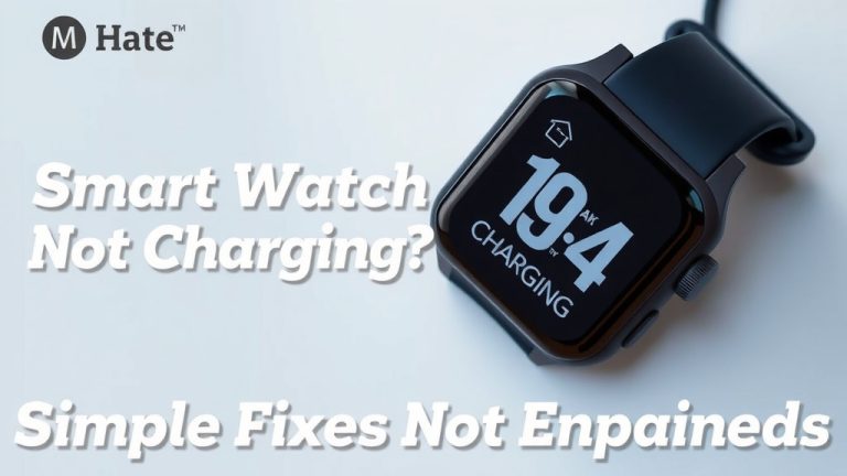 Smart Watch Not Charging? Simple Fixes Explained