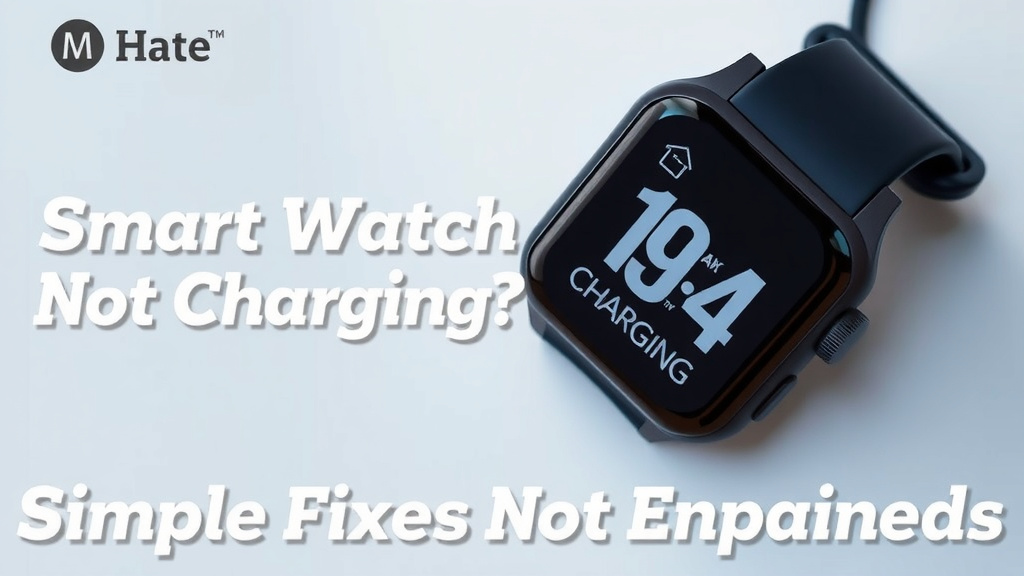 Smart Watch Not Charging? Simple Fixes Explained