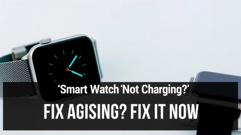 Smart Watch Not Charging? Fix It Now